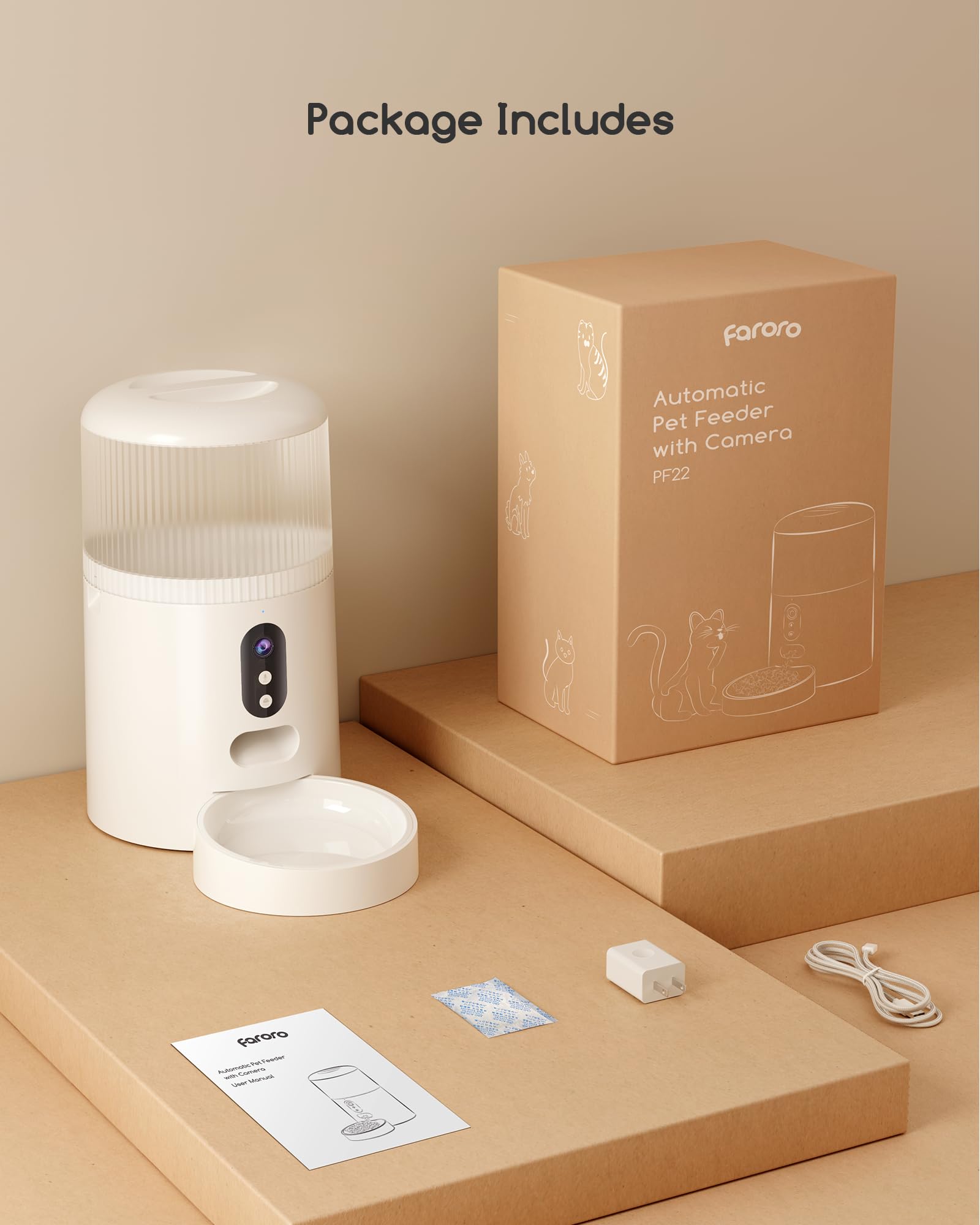 Faroro porciones de 10 g para una alimentación consistente.