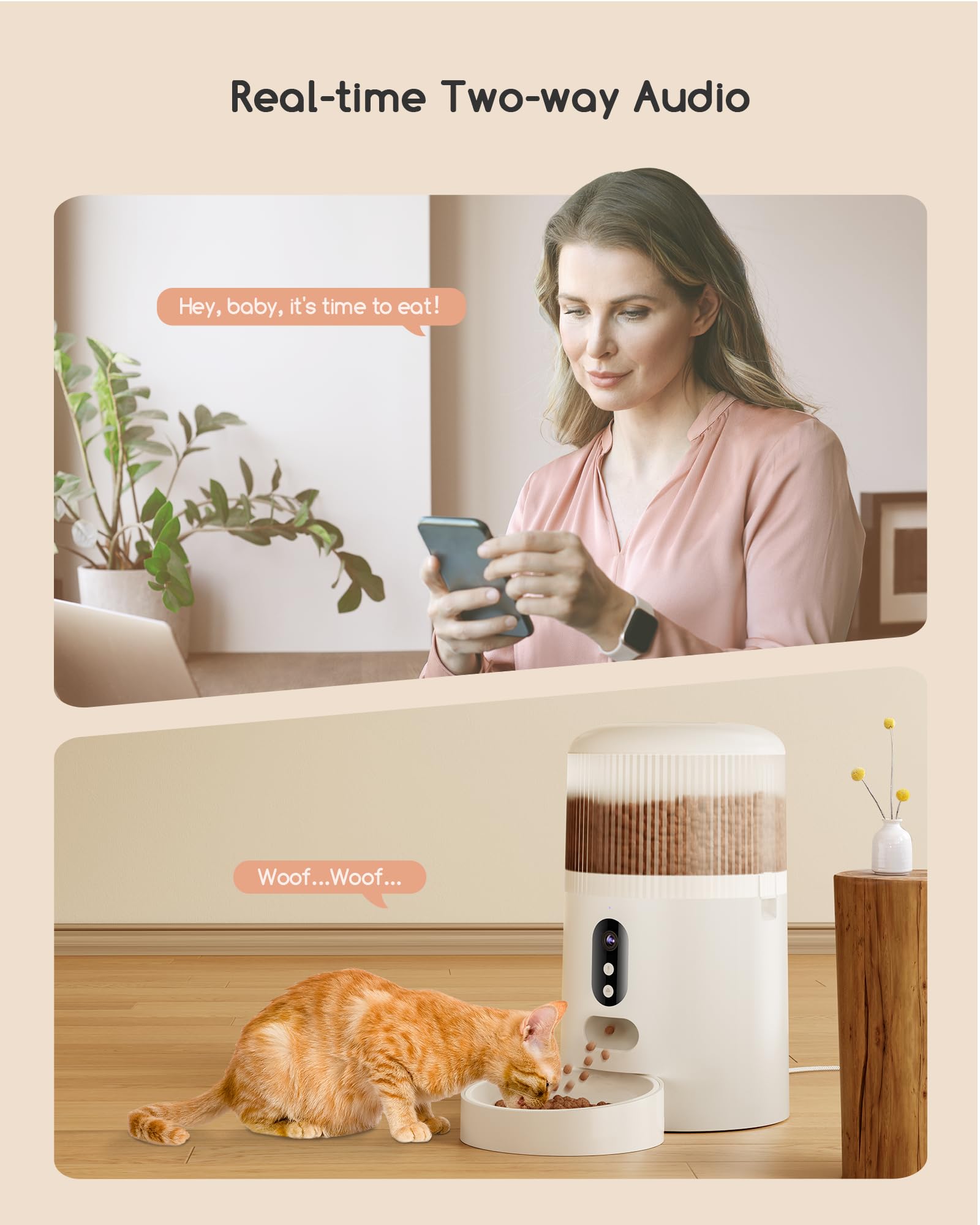 Faroro programacion de comidas diarias para alimentar con precision