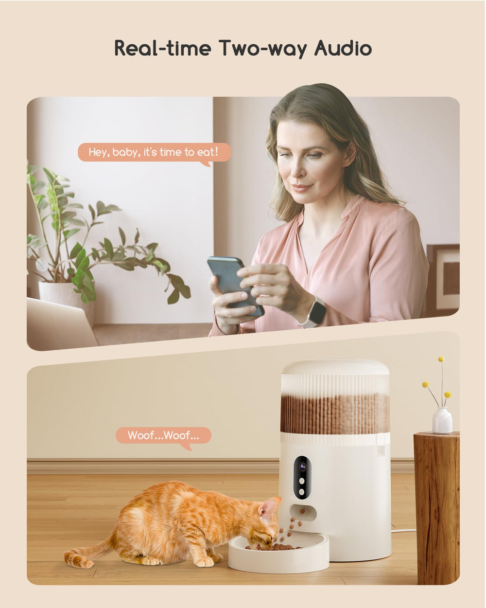 Faroro programacion de comidas diarias para alimentar con precision