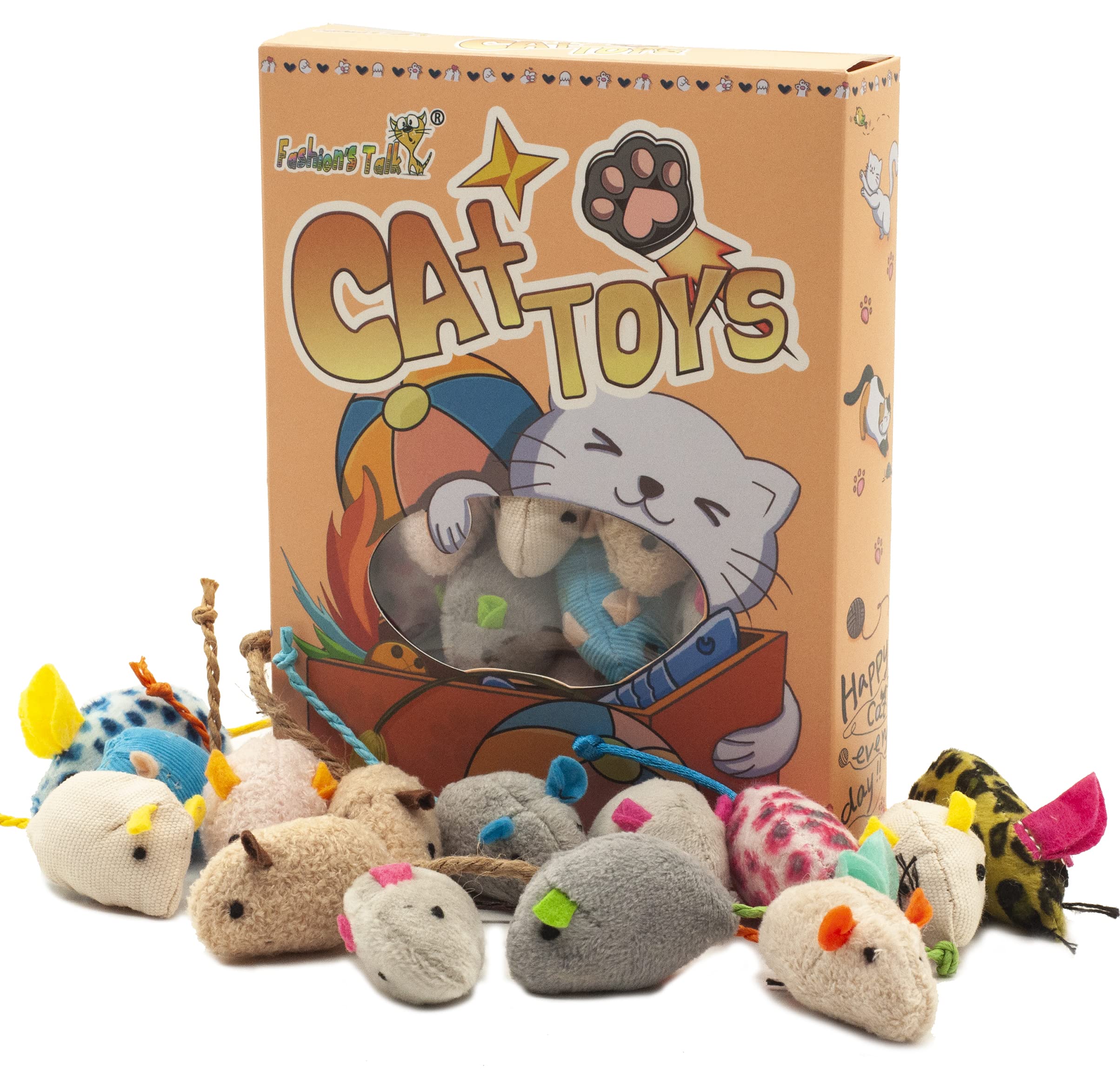 Fashion's Talk ratones de peluche, textura suave para juego cómodo