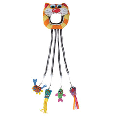 Fat Cat Catfisher colgante para manija de puerta, perfecto para juego en casa
