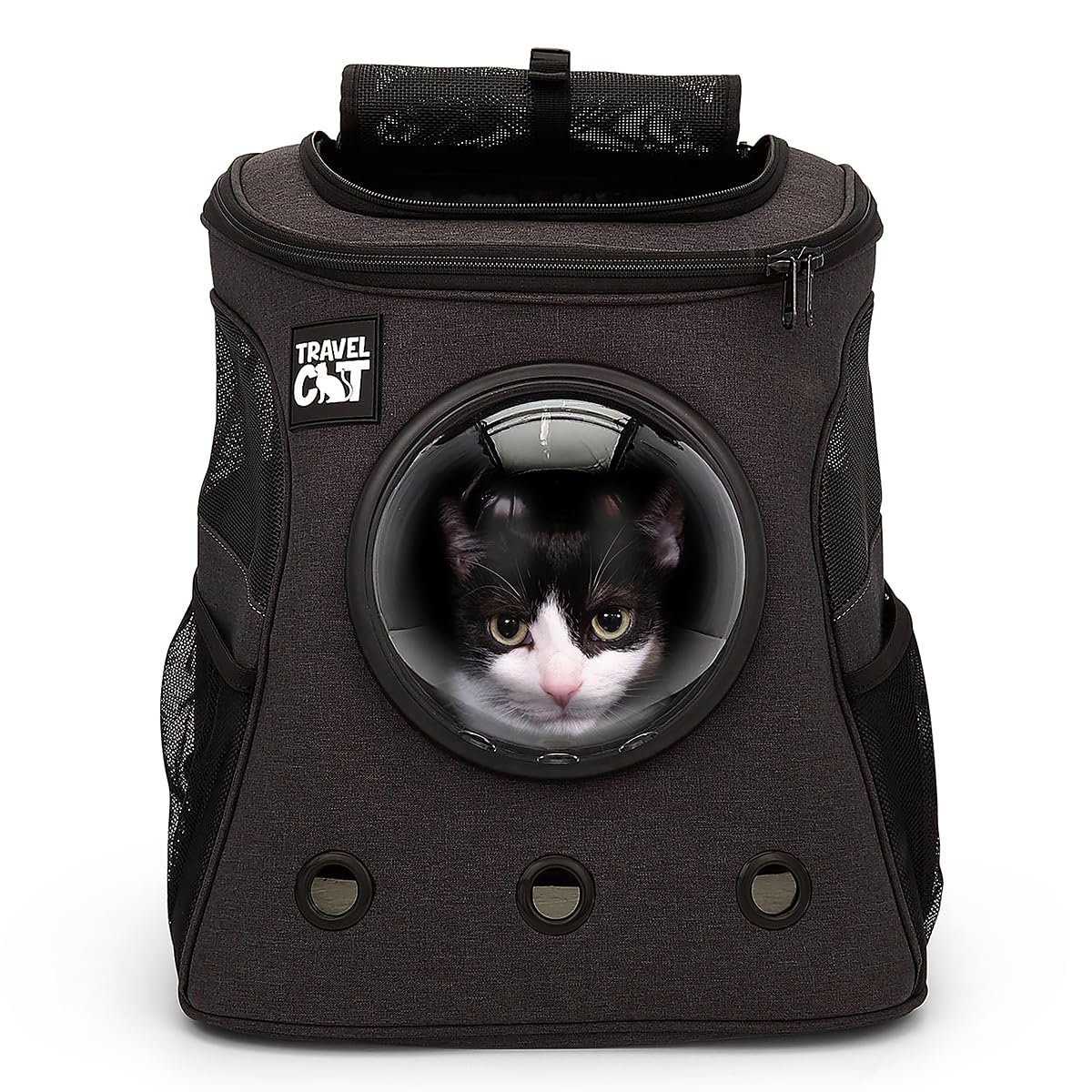 Fat Cat Mochila Gato cápsula burbuja para ver el entorno con seguridad.