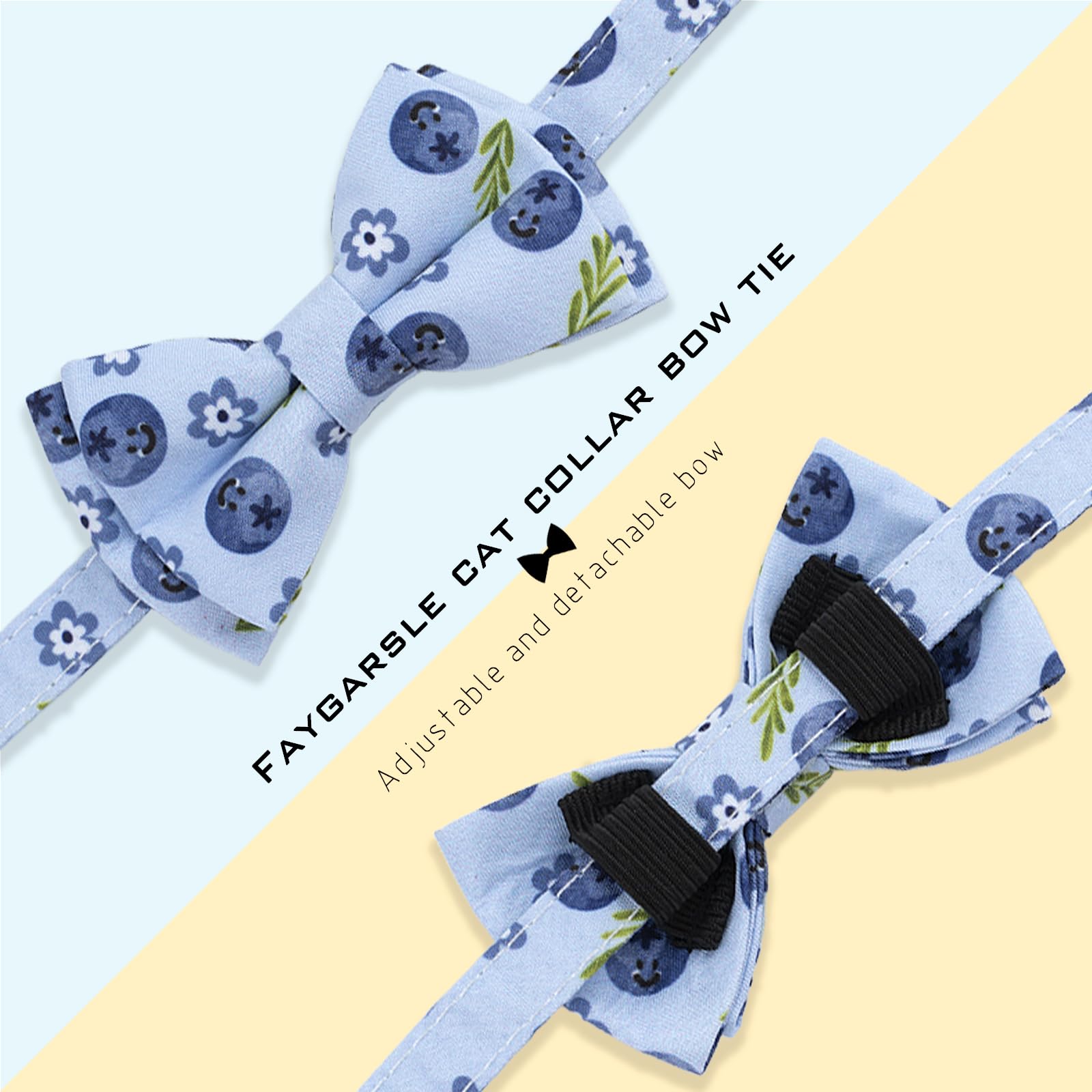 Estampado floral azul Faygarsle arándano, diseño primaveral.