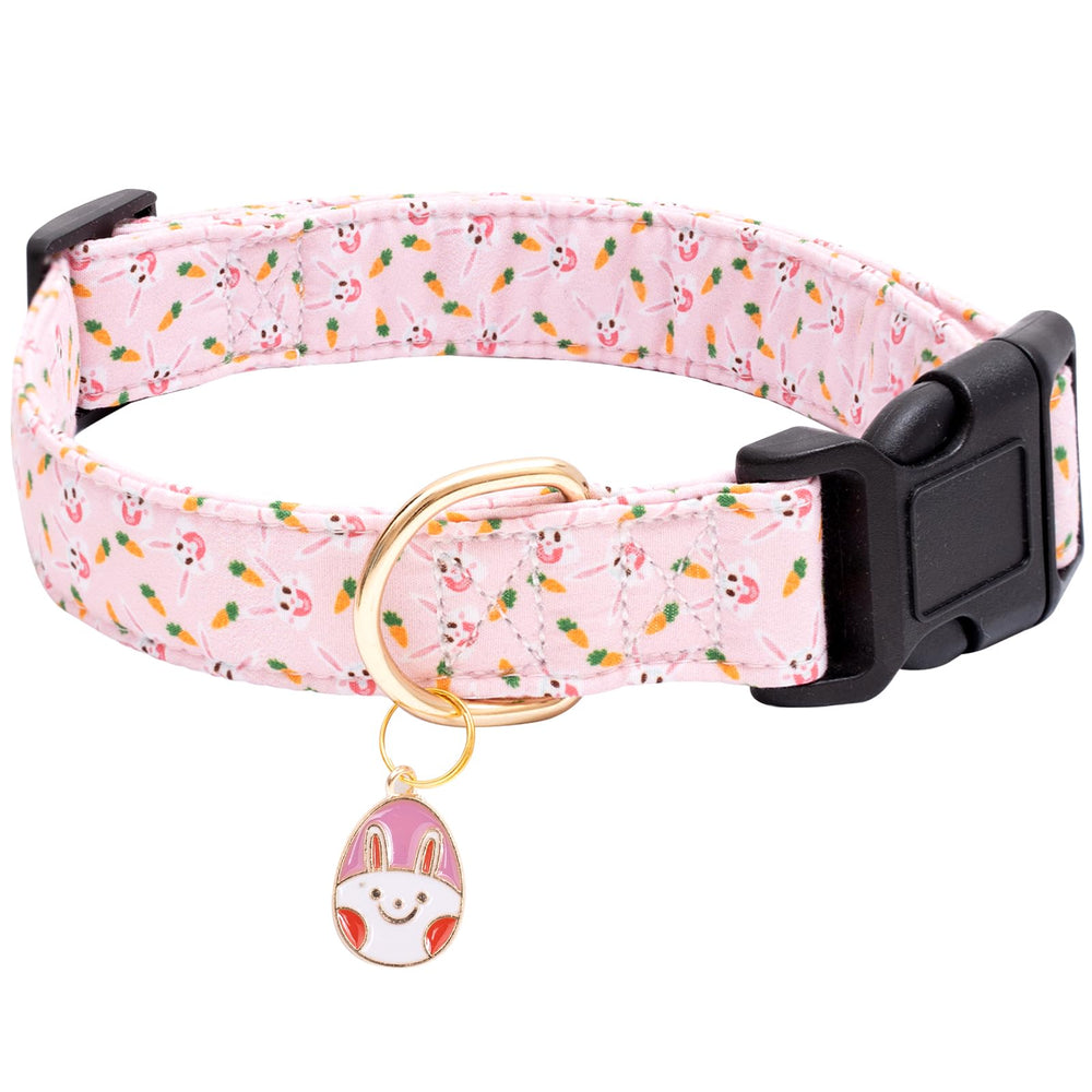 Faygarsle collar de Pascua para perros con estampado conejo, ideal para looks festivos