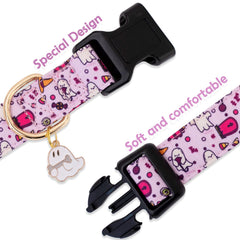 Faygarsle collar-perro ajustable-hebilla-plástico, fácil de poner y quitar.