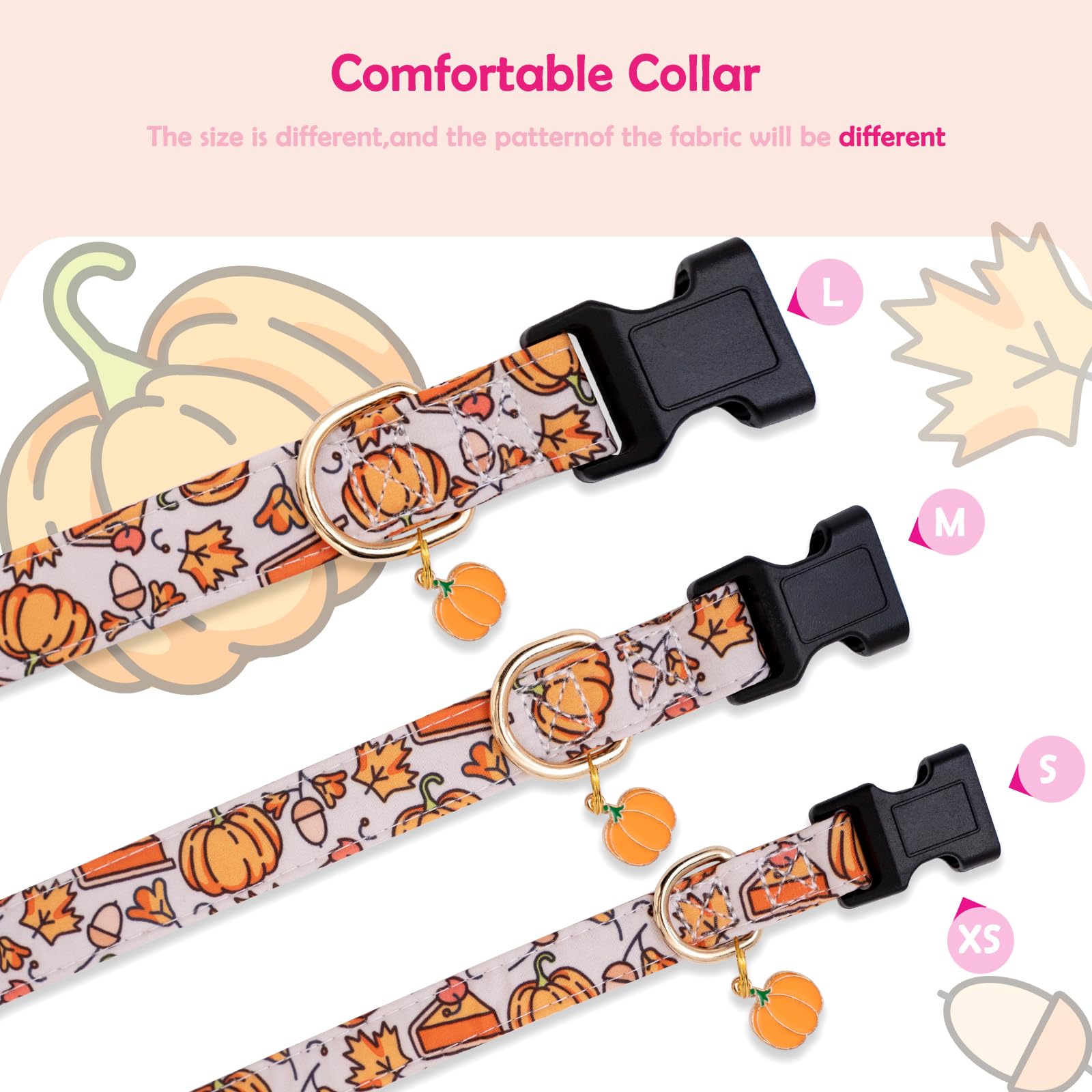Collar Faygarsle ajustable para perros de distintos tamaños, cómodo durante el crecimiento.