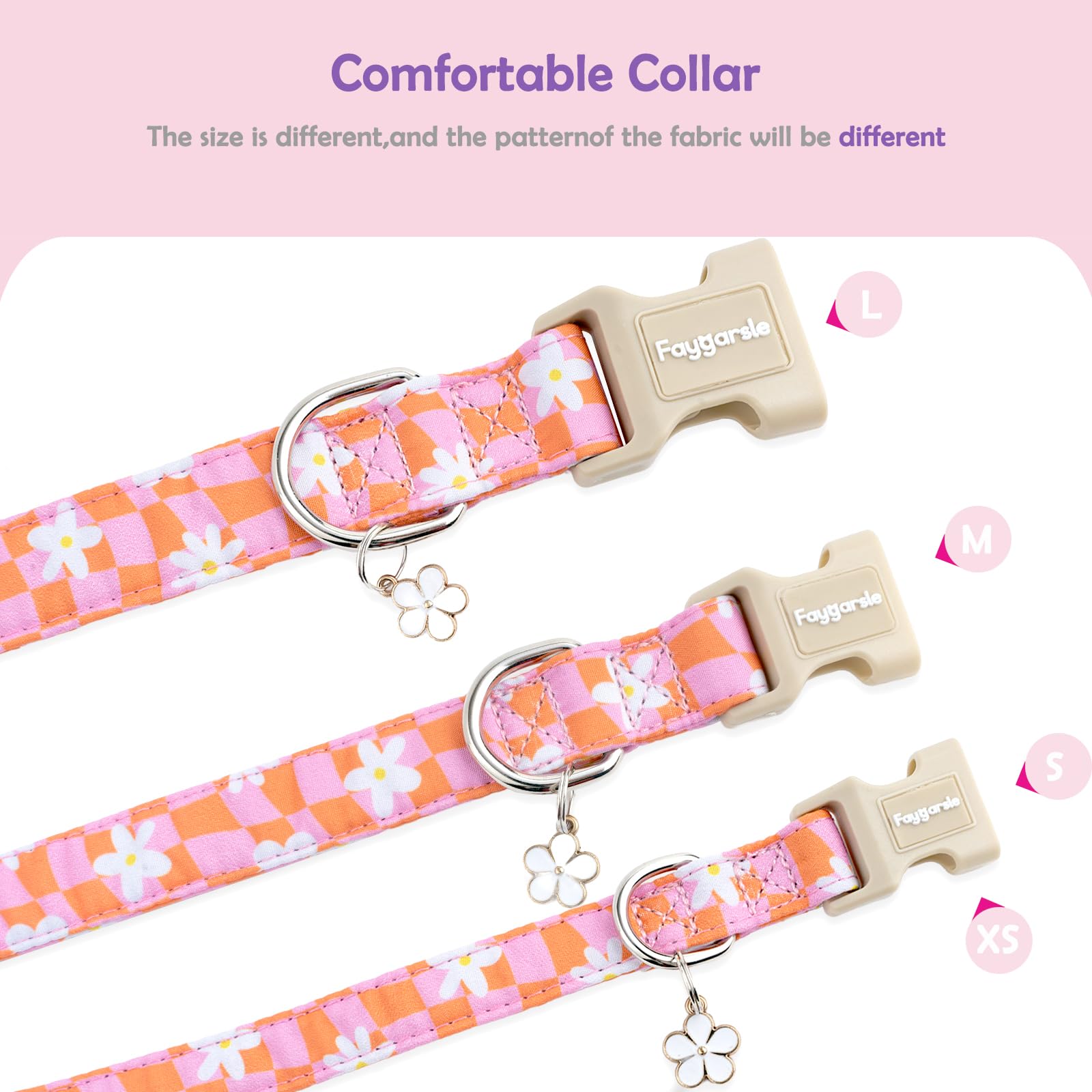 Faygarsle collar ajustable talla M para diferentes razas.