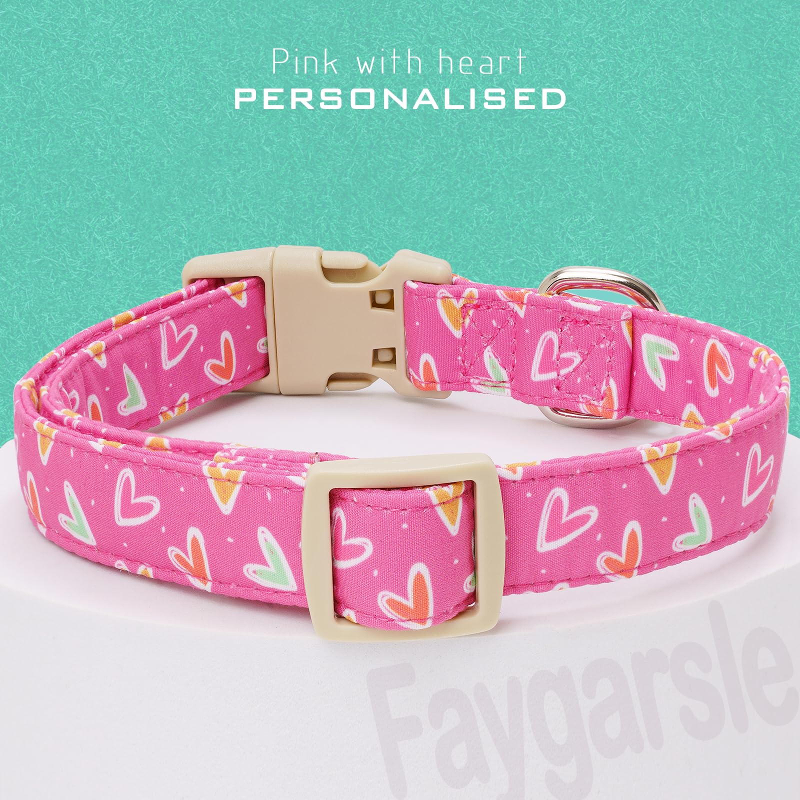 Collar Faygarsle con ajuste de tallas, cómodo para perros pequeños, medianos y grandes.