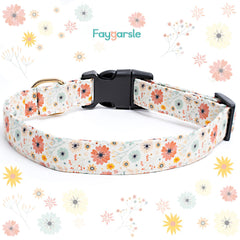Faygarsle collar para perro con cierre rápido y aro dorado