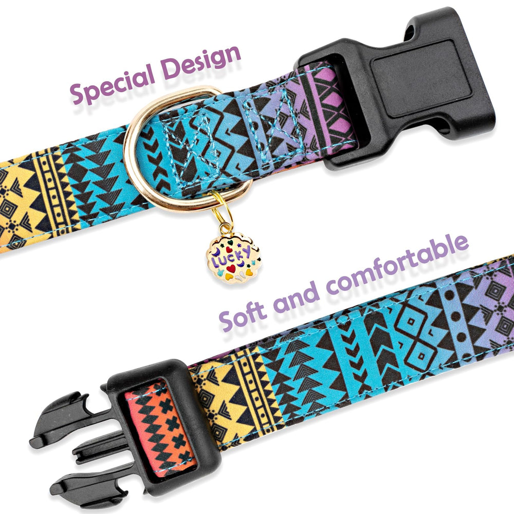 Faygarsle collar para perro con cierre plástico resistente para mayor seguridad.