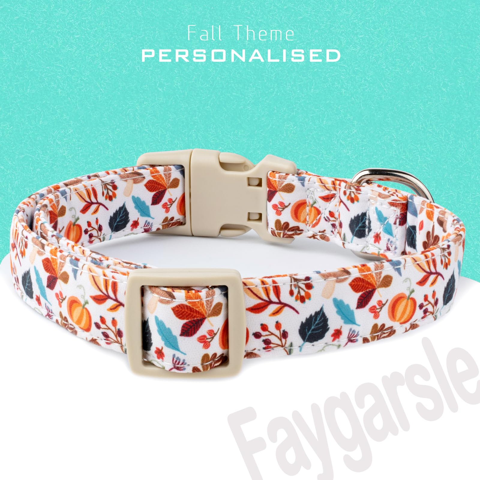 Dije hoja de arce naranja en el collar Faygarsle para un look distintivo