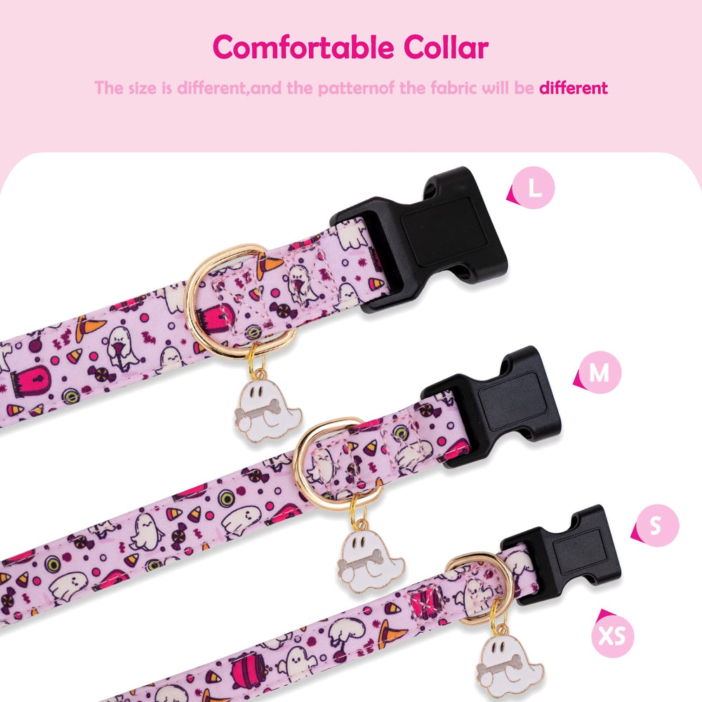 Collar Faygarsle con diseño Halloween otoñal, perfecto para fiestas y paseos.