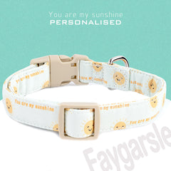 Collar Faygarsle, sol sonriente, ideal para salidas diarias.