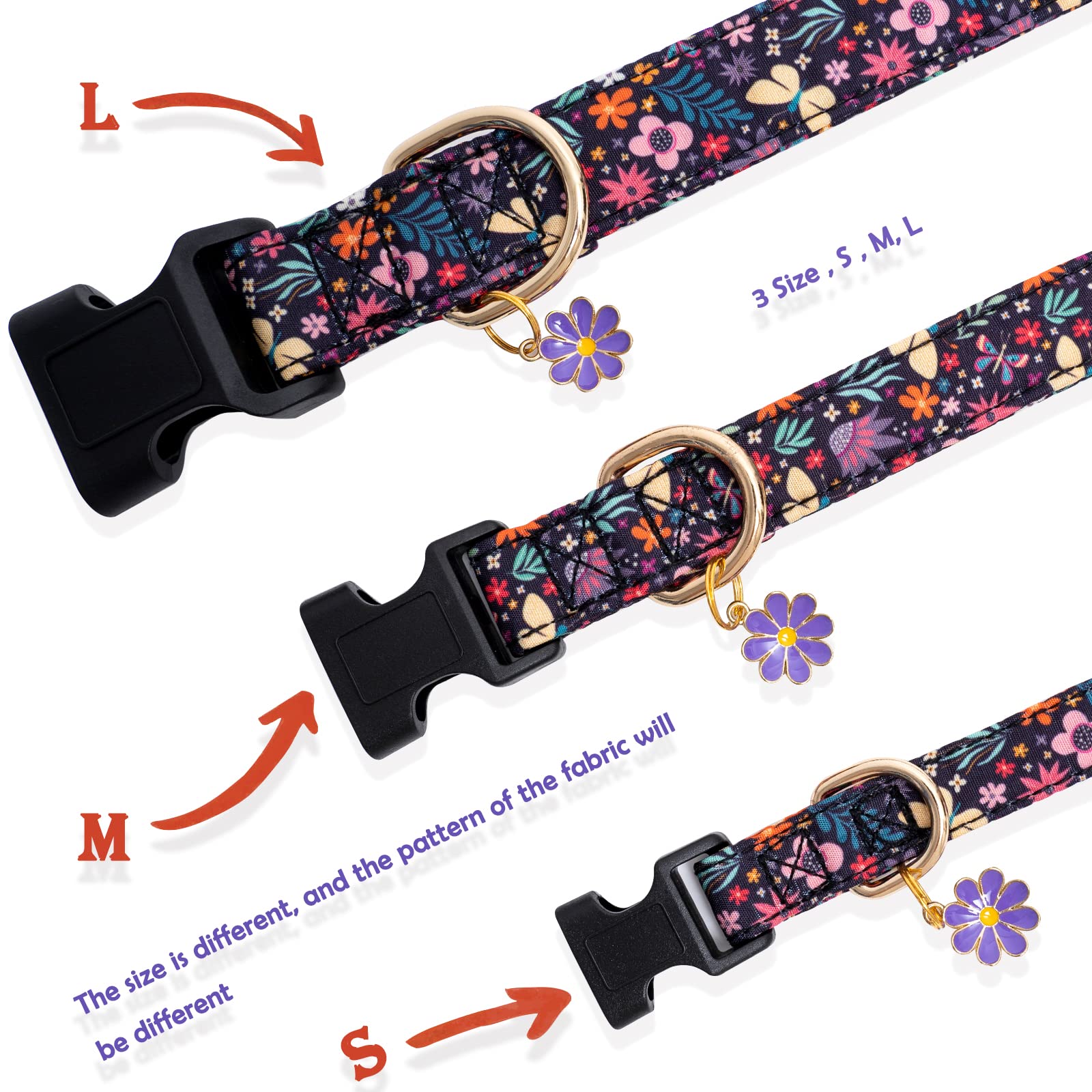 Faygarsle collar ajustable para perros de diferentes tamaños