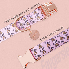 Faygarsle collar rosa con tallas variadas para diferentes tamaños de perro.