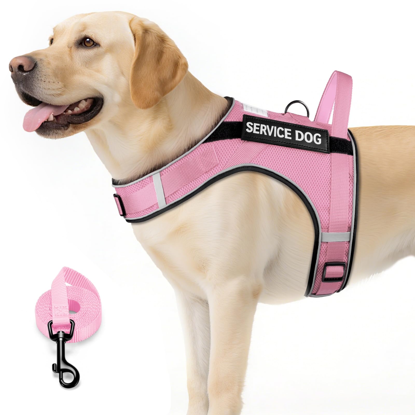 Chaleco Fayogoo para perros grandes con malla de aire, cómodo para días largos.