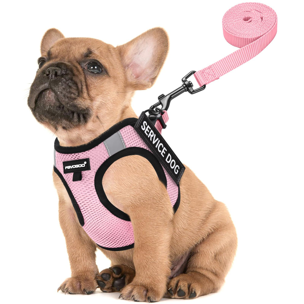 FAYOGOO arnés de servicio para perros: malla ligera y respirante, ideal para paseos cómodos.