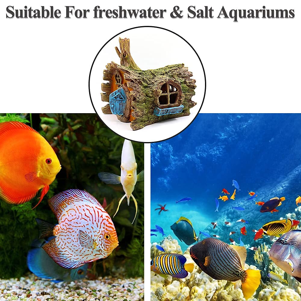 fazhongfa cueva-resistente-acuario, ideal para peces pequeños