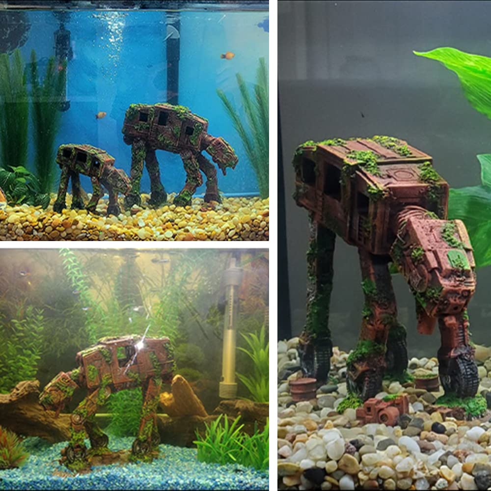 fazhongfa musgo artificial acuario: aspecto realista y escondite suave para peces pequeños
