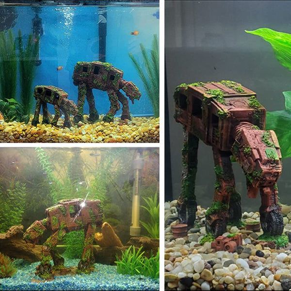 fazhongfa musgo artificial acuario: aspecto realista y escondite suave para peces pequeños