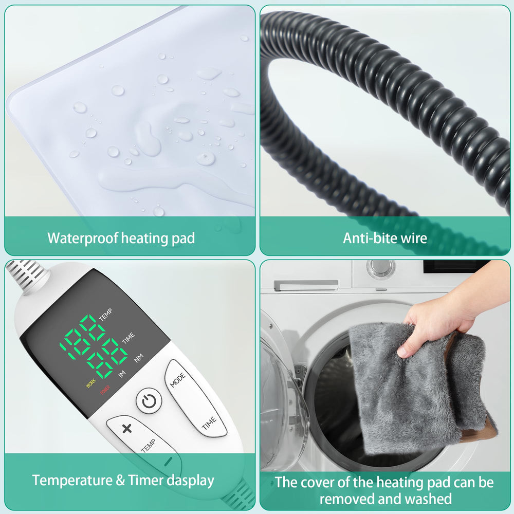 Fdceligoo funda lavable y reversible: limpieza rápida y versatilidad
