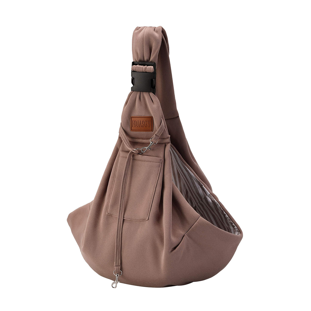  FDJASGY bandolera-perro-pequeno-ajustable, ideal para paseos cercanos y cómodos.