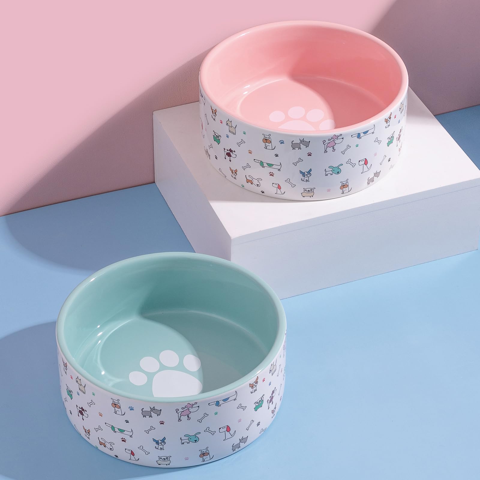 FE FUN ELEMENTS tazón cerámico con patrones exclusivos, perfecto para la cena.