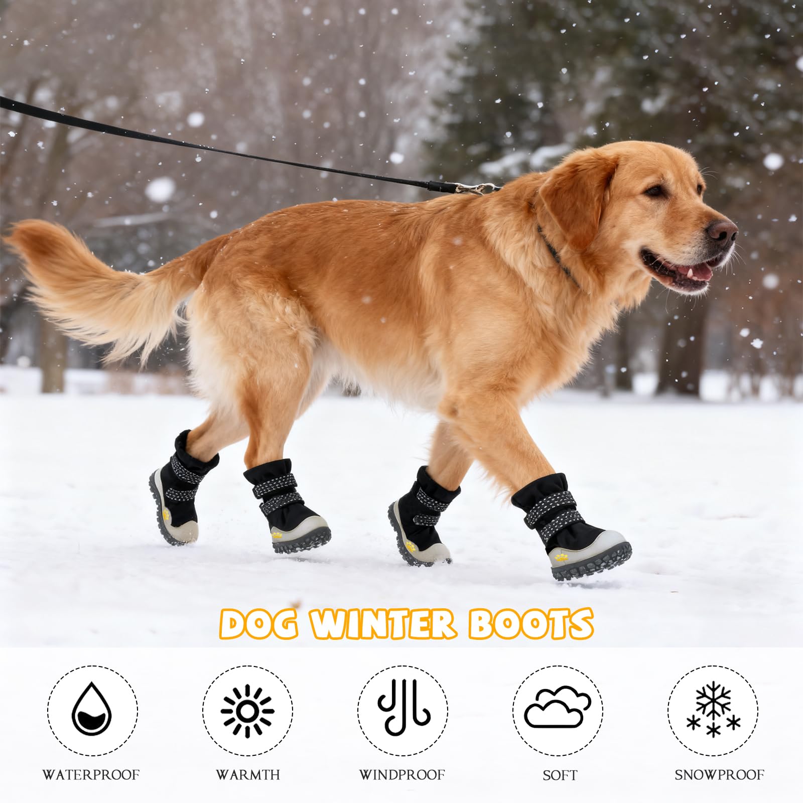 Impermeables Fecialy mantienen las patas secas ante lluvia o nieve.