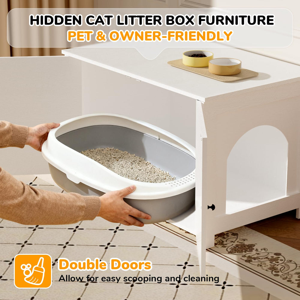 Fecuria: caja para gatos de madera resistente y duradera.