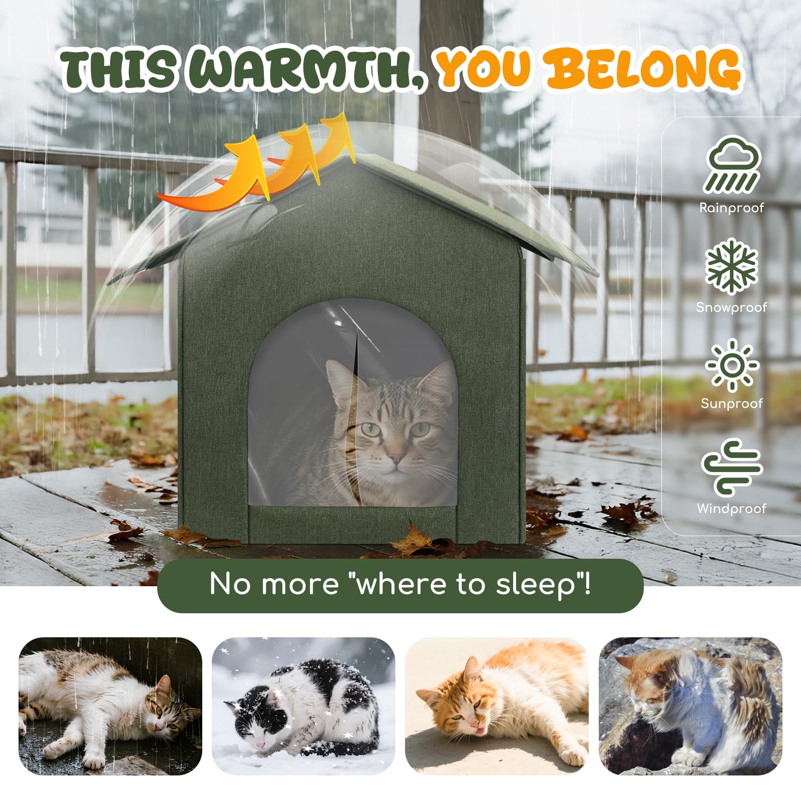 Interior espacioso de Fecuria, ideal para gatos, perros pequeños o conejos.