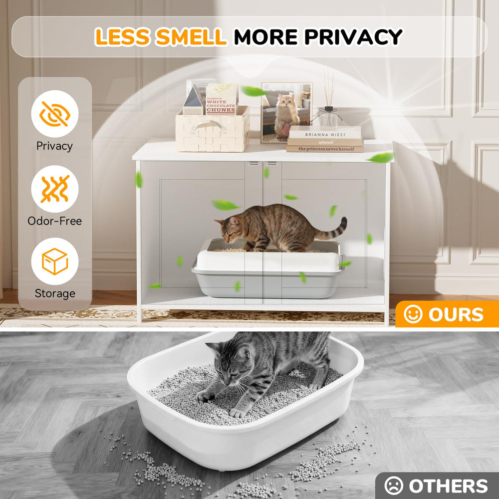 Fecuria: entrada baja para gatos, facilita acceso cómodo.