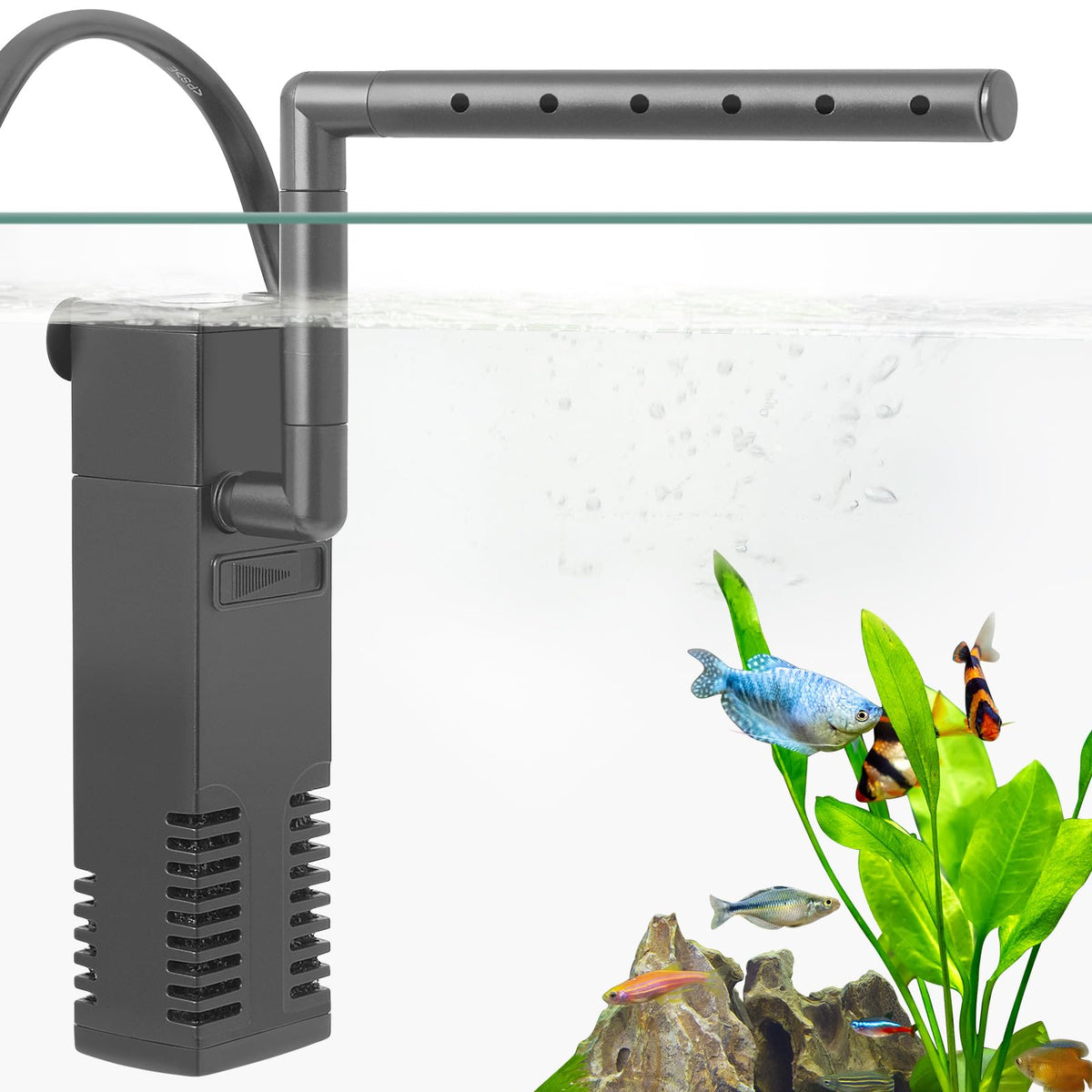 FEDOUR filtro interno compacto para acuario mejora la claridad del agua