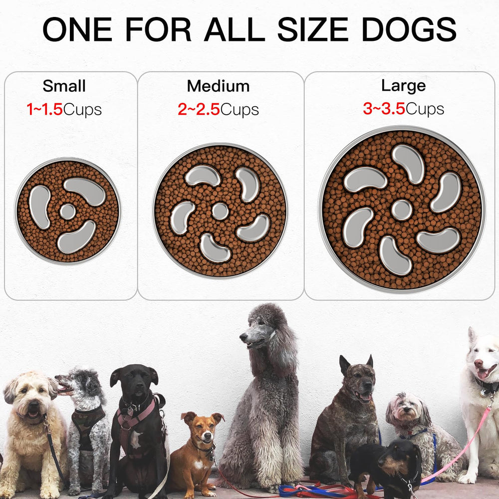 Feedoo acero inoxidable 304, material duradero y seguro para mascotas.