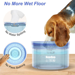 Feedoo capacidad-1-galon ideal para que los perros grandes beban durante todo el día.