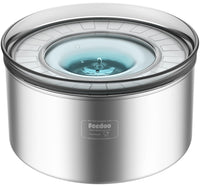 Feedoo cuenco agua para perros con tapa anti-derrame evita derrames