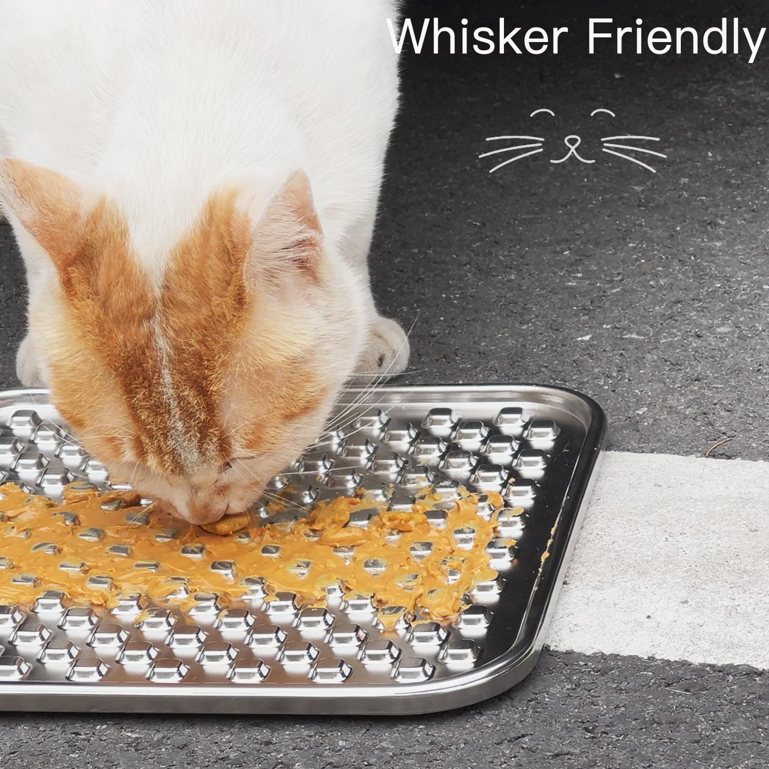 Feedoo Lick Mat tamaño ideal para perros medianos y grandes
