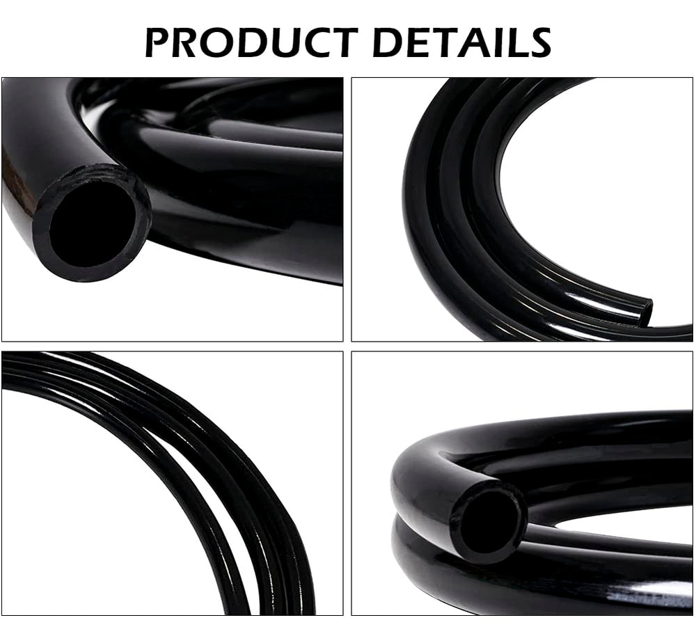 Feelers tubo PVC negro para riego: uso ligero y flexible.