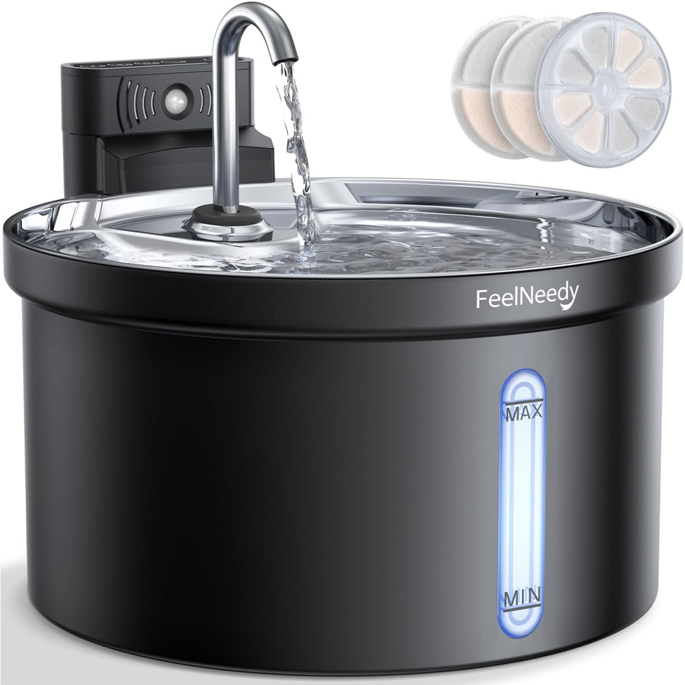 FEELNEEDY fuente para gatos sin cables, agua fresca en cualquier habitación
