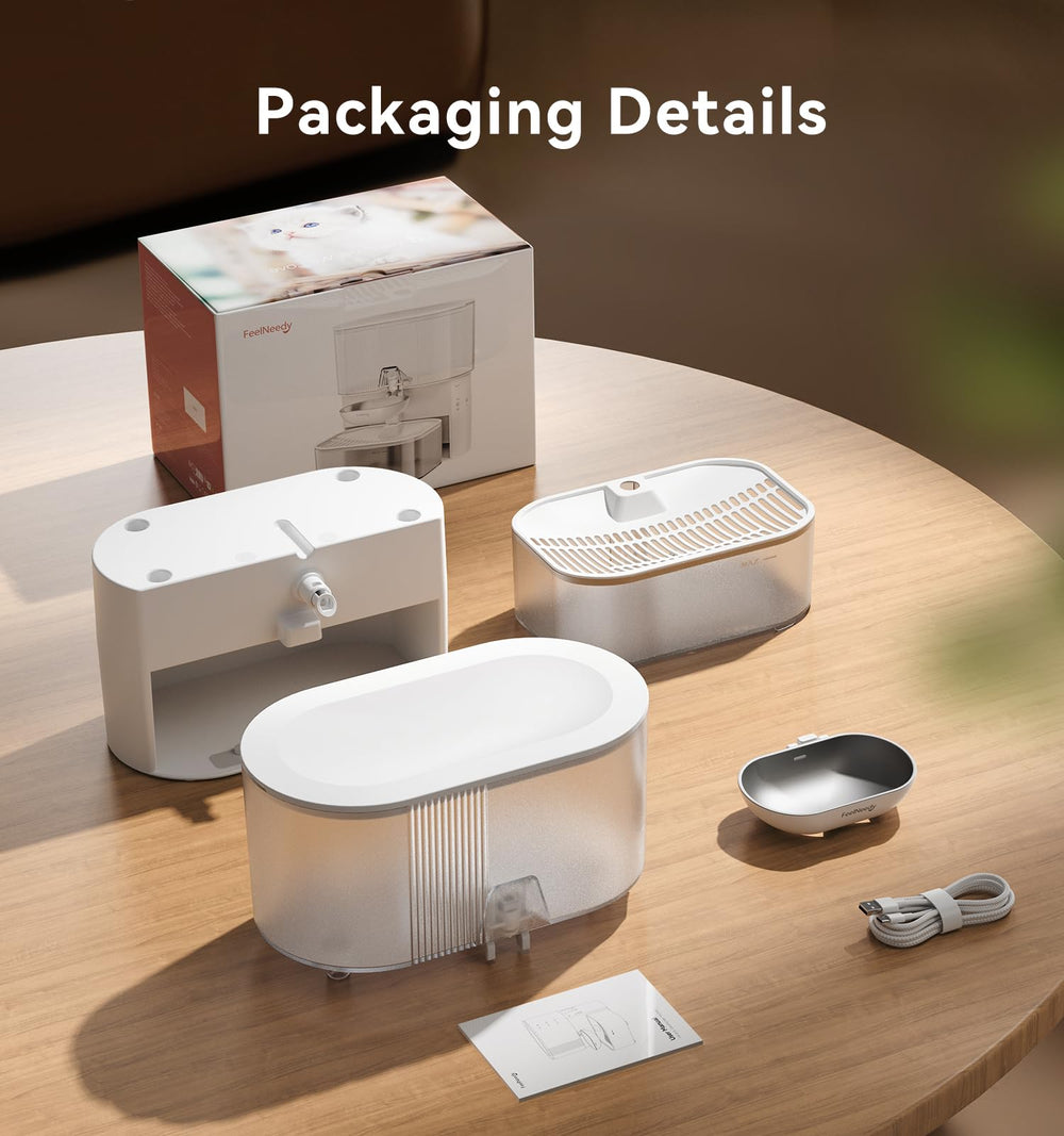FEELNEEDY dispensador compacto para casa, ideal en balcones y viajes.