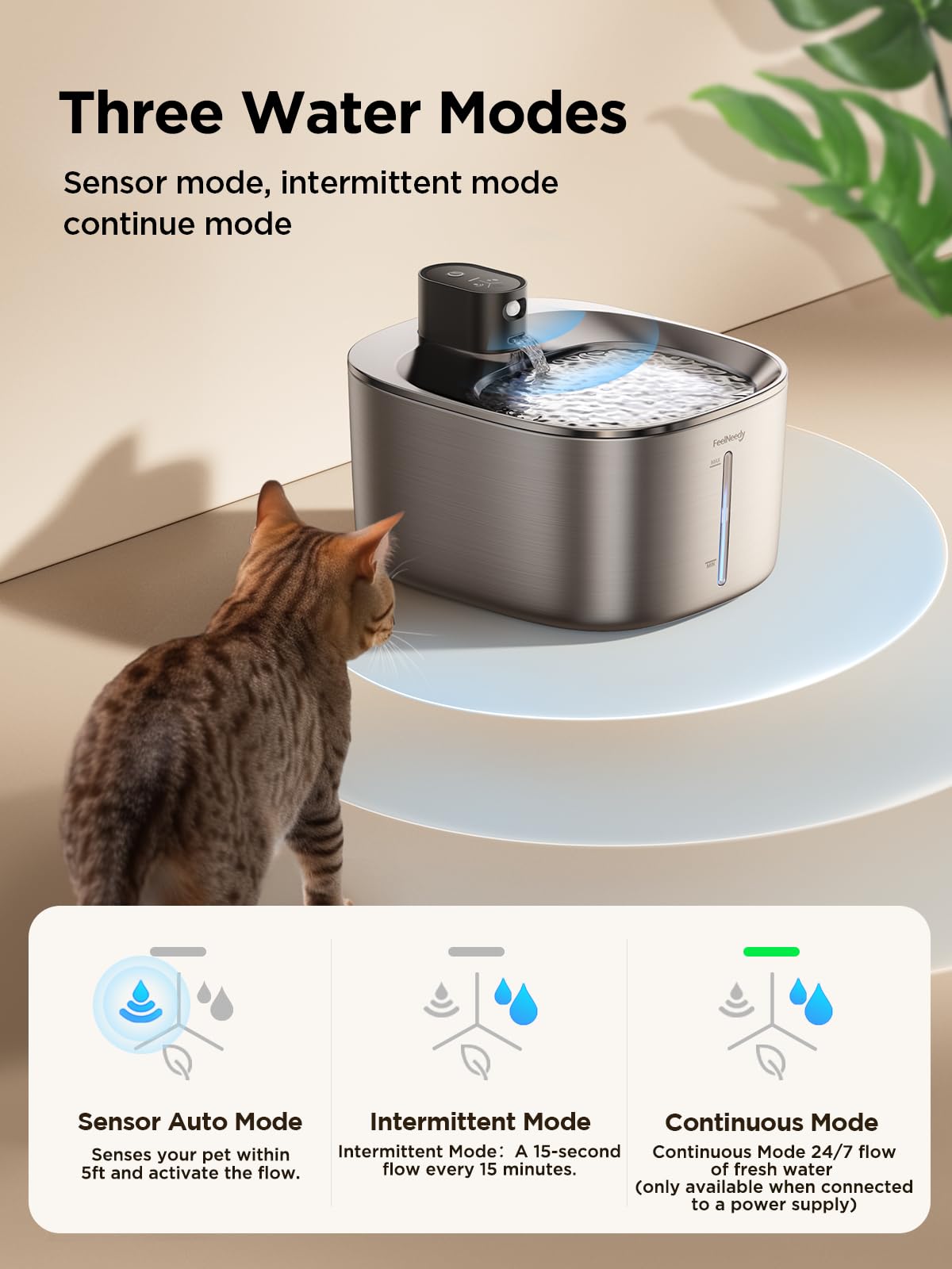 FEELNEEDY con filtración de 5 capas, agua más limpia para beber