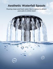 FEELNEEDY: filtración de 4 capas con carbón de coco e intercambio iónico para agua más limpia.