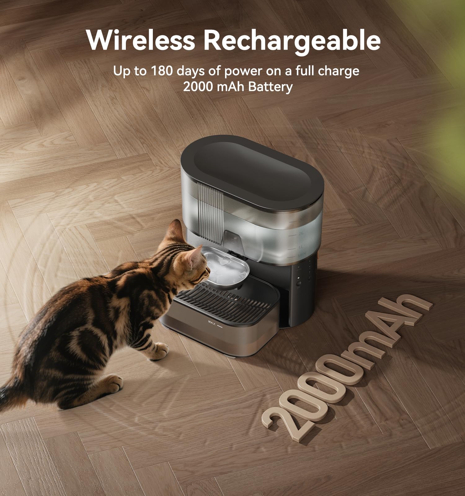 FEELNEEDY motor silencioso de 30 dB para convivencia tranquila.