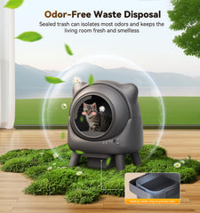 Feelneedy sensor infrarrojo de seguridad protege a tu gato durante la limpieza
