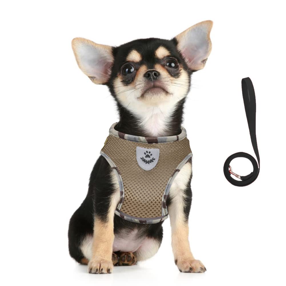 FEimaX arnés para perro, malla ajuste trasero para control seguro.