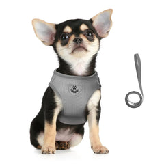 FEimaX arnés perro malla suave ajustable para paseos cómodos y seguros.