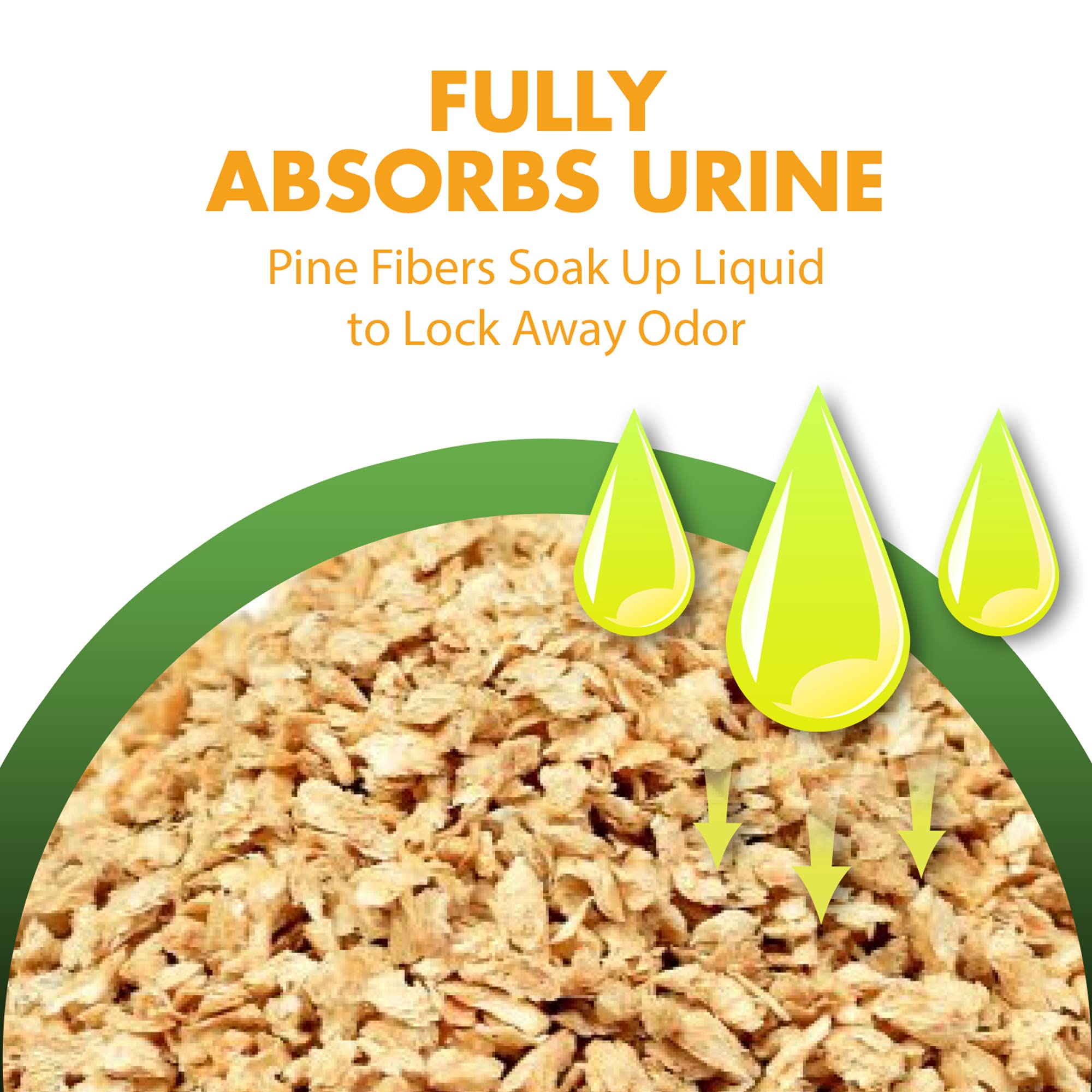 Feline Pine Arena Original 7lb, control de olores natural al contacto en casa.