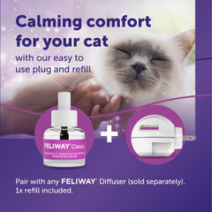 FELIWAY Classic difusor en uso para calma felina en la habitación
