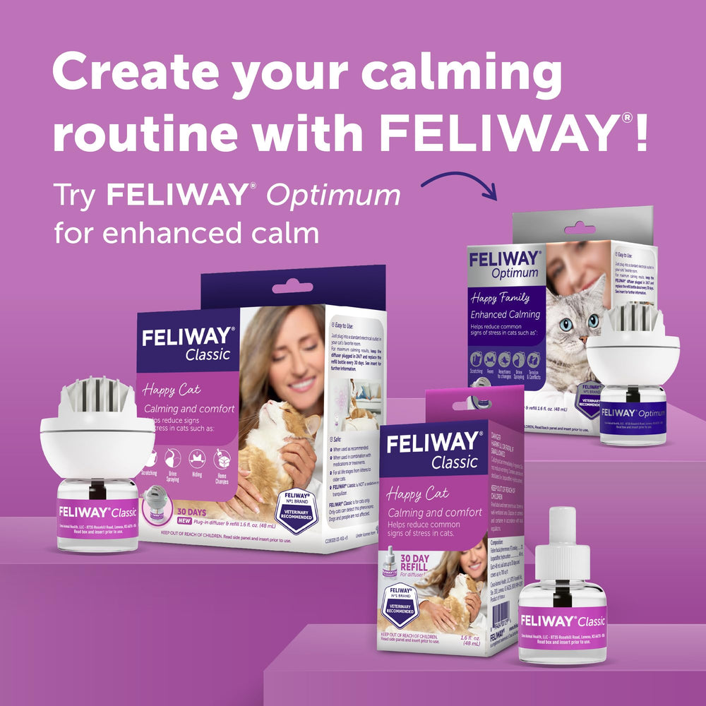 FELIWAY Classic uso diario en hogar felino para bienestar