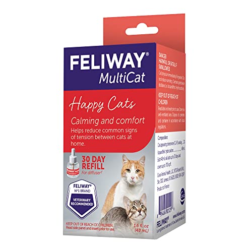 Difusor FELIWAY MultiCat en el hogar, favorece la convivencia entre felinos.