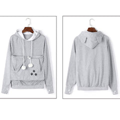 Felyong sudadera con puños y orificio para pulgar, ajuste cómodo.